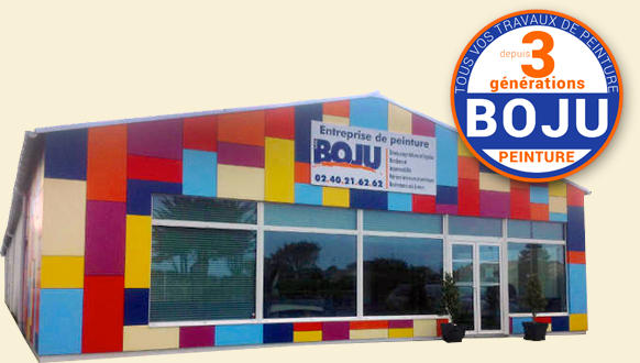 Facade entreprise Boju peinture